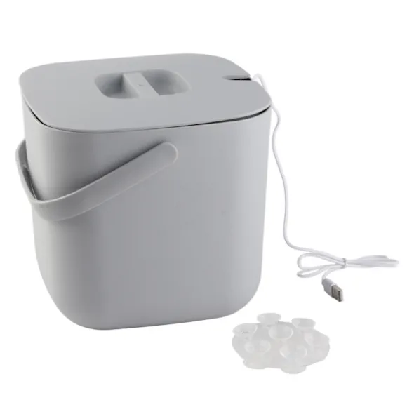 3.8L Mini Turbintvättmaskin Ljudreducering Hygienisk Bärbar USB Strumpor Underkläder