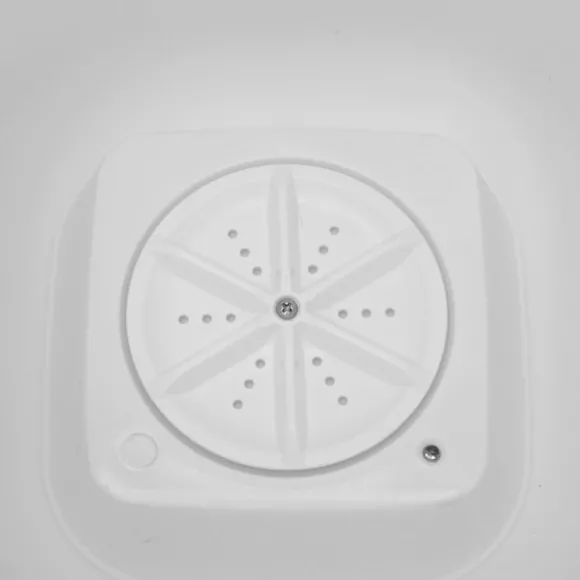 6L Mini Tvättmaskin Framåt- och Bakåtrotation USB-strömförsörjning Automatisk Avstängning Bärbar Mini Underklädestvättmaskin