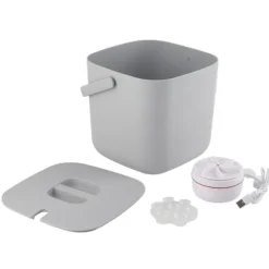 3,8L Mini-tvättmaskin med brusreducering, hygienisk, bärbar USB-tvättmaskin för strumpor och underkläder