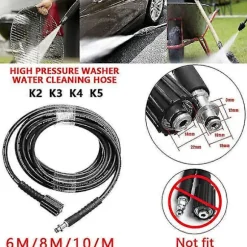 Lämplig för Karcher K2 K3 K4 K5 6M / 8M / 10M högtryckstvättslang sprayslang 8M (FMY)