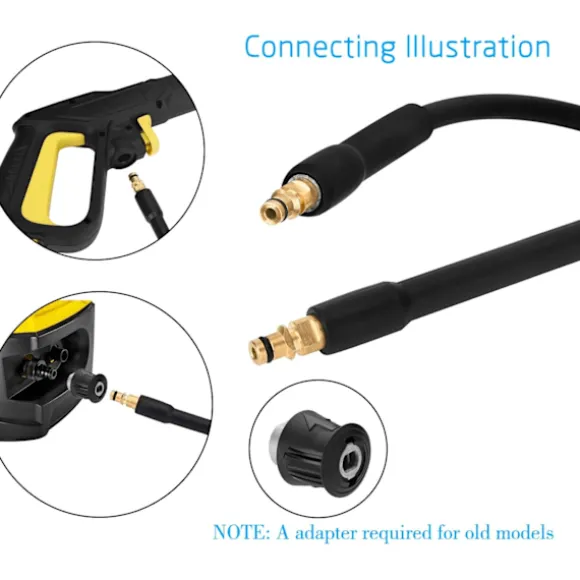 10M högtrycksslang för Karcher K2 K3 K4 K5 K6 K7, snabbkopplingsplugg 10m
