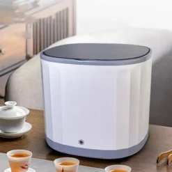 Mini Diskmaskin För Koppar Muggar USB Uppladdningsbar Diskmaskin med Kopphållare