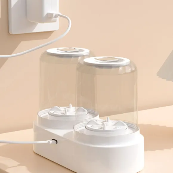 Mini Portabel Tvättmaskin med Dubbla Kar för Underkläder Strumpor Hinktvätt
