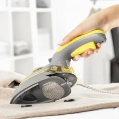 Mini-Strykjärn med Ånga - 2-i-1 Gul