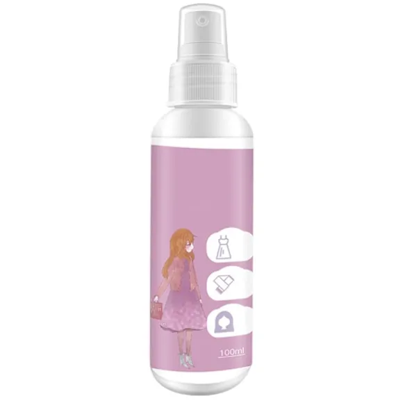 100ml Multipurpose Antistatspray Kläder Antistatisk Spray för Kläder Textilier Möbler och Bil