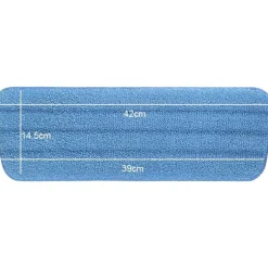 Mop Pads, 6 stycken Mikrofiber Rengöringsdynor Blå