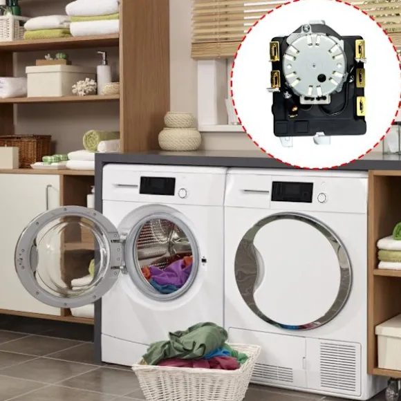 Multifunktionell Torktumlartimer med Plastkonstruktion Tvätt Timing Del