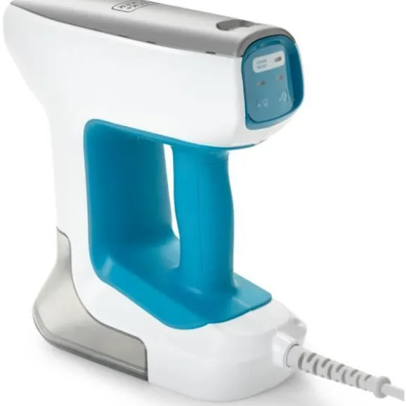 Multifunktionsångmopp - BLACK & DECKER - BHSM15FX08-QS - 1500 W - 8 tillbehör - Vit / Grå / Blå Vit, blå, grå