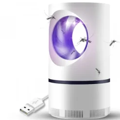 Mygglampa, 360° insektsdödare, elektrisk myggfångare med USB-laddning och fluglampa för sovrum, kök, kontor, hem