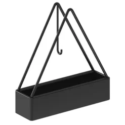 Myggspiralhållare med trianglar Form Brandsäker Myggavstötande spolar Bricka Inflyttningspresent Black