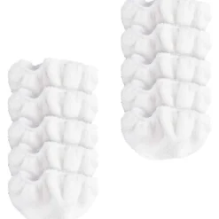 Ångrengörings Mikrofiber Ersättningsdukar Set - 10 Ersättningsdukar För Handhållna Ångrengörare - Lämpliga För Tvättmaskiner - Ångrengöring