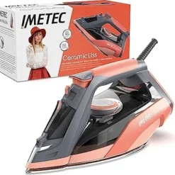 Ångstrykjärn - Imetec - Ceramicliss - Lätt - 180 g/min - Avkalkning - Keramisk sula