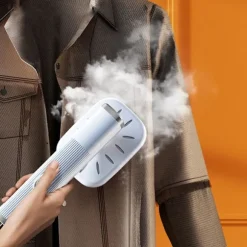 Ångstrykjärn för kläder Uppgradera bärbar minirykmaskin, 180 roterbar handhållen ångstrykjärn, hopfällbart reseplagg för tygkläder, bra för hem och resor White | Fyndiq