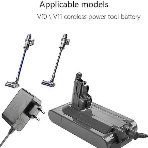 /NN/ Laddare för V10 V11 V15 SV12 SV15 Dammsugare Ersättningsladdningskabel Batteri Strömadapter 30.45V Som Visas