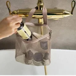 Nät Duschsäck Toalettväska KHAKI khaki