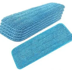 6-pack Blå Mikrofiber Spraymopp Ersättningshuvuden för Våta och Torra Moppar, Premium Golvrengöringsdynor, Återanvändbara Ersättningsrefiller Kompatibla med Bona Fl | Fyndiq