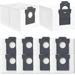 10-pack dammsugarpåsar för Dreame X30 Ultra / X40 Ultra / L10s Pro Ultra robotdammsugare