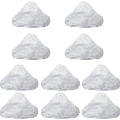10-pack ersättningsdynor kompatibla med H2O Mop X5 ångmopp