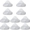10-pack Ersättningsmoppdynor Kompatibla med H2O Mop X5 Ångmopp