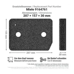 3-pack filter för T1 torktumlare 9164761 reservdel för torktumlare
