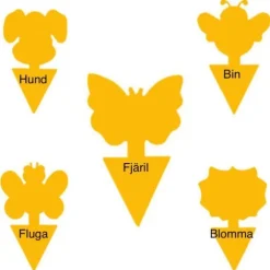 60-pack Flugfångare - Flugfälla - Söta och Effektiva Hund