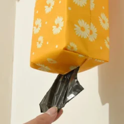 2-pack Köksavfallspåsar Plast Tvättbara Väggmonterade Vikbara Soppåsar kompatibla Kök Badrum Vardagsrum Kontor Husbil (34*10cm)