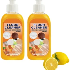 2-pack Kraftfullt Dekontaminerande Golvrengöringsmedel, Flytande Golvrengöring, Trägolvsrengöring Kakelrengöring