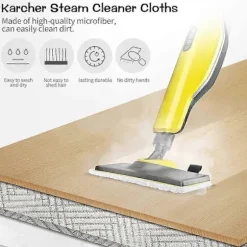 5-pack Kärcher Ångmoppdukar, Kärcher Ångmopp Tillbehör, Kompatibla med Kärcher Easyfix Sc2 Sc3 Sc4 Sc5 Serien Kärcher Ångmopp [db]