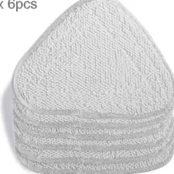 6-pack mikrofiber ångmoppdynor utbyte kompatibel med Vileda 100 -ge