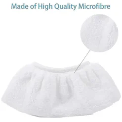 8-pack Mikrofiberdukset för Kärcher Ångtvätt Easyfix Sc2 Sc3 Sc4 Sc5 Handmunstycke Tillbehör -QH [DB]