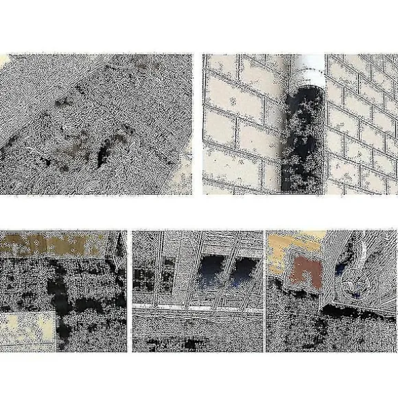 4-pack Råttbeständiga Stora Klistermattor Svarta Osynliga Musfälla