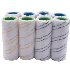 8-pack rullar kompatibla med Kärcher FC7 FC5 FC3 FC3D elektrisk golvrengörare 2.055-007.0 / 2.055-006.0 Grå Gul_MGF