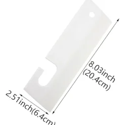 2-pack silikon duschskrapa med hängkrok för duschglasdörr Fönsterrengöringsspegel Tvätttorkare-max