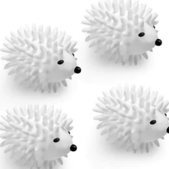 4-pack Återanvändbara Torkbollar med Igelkottsdesign för Kläder