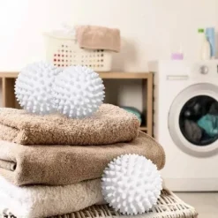 2-pack torkbollar återanvändbara tvättmaskinsbollar flerfärgade en storlek
