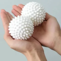 2-pack torkbollar återanvändbara tvättmaskinsbollar flerfärgade en storlek