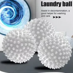 2-pack torkbollar torktumlare återanvändbara tvättmaskinbollar flerfärgade en storlek