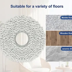 12-pack tvättbara moppdynor för Dreame L10S /L10/ L20 / L30/ X30/ Ecovacs Deebot X2 Omni/ T20 Omni [BR] As Shown