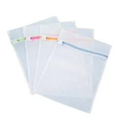 4-pack tvättpåsar 40x30 cm för kläder, skor, strumpor, behåar, underkläder, slumpmässig färg[JUN]