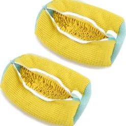 2-pack Tvättskopåsar Tvättskopåsar Återanvändbara Skorengöring Tvättkassar Tvättmaskinspåsar [db]