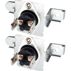 2-pack Universal Torktumlare Tillbehör Termostat Höghållfast Plast Metall