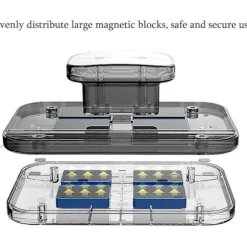 {PL} Magnetisk fönstertorkare Justerbar torkarrengörare Dubbelsidig glasrengöringstillbehör för hemmabruk