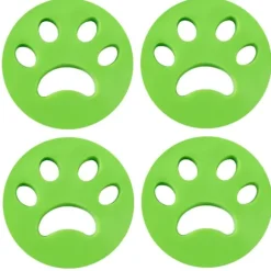 Pälsborttagare för kläder - tar bort hund/katthår Grön 4-pack