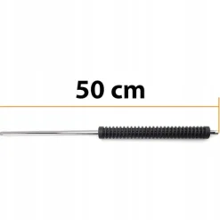 ProClean Rak Lans 50 Cm – Rostfritt Stal | 1/4" Utv. Gänga Båda Sidor | för Hogtryckstvätt