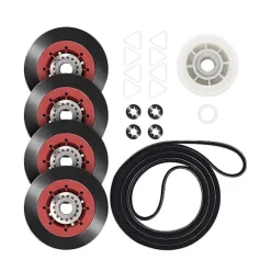 4392067rc 27" torktumlare reparationskit för Wpw10314173 trumma 661570v rem 279640 spännrulle reparationskit