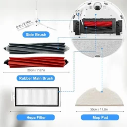 Roborock Q8 Max/q8 Max+/q5 Pro Robotdammsugare Tillbehör Kit - Reservdelar för Roborock Q8 Max/q8 Max+/q5 Pro Robotdammsugare - Perfekt