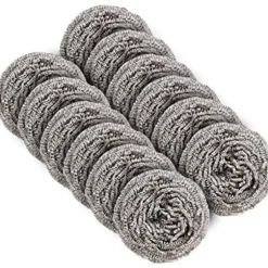 Rostfria stålull - 12-pack, vikt 30g