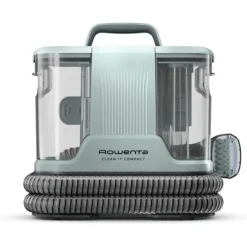 Rowenta, Clean It Compact, Shampouineuse, Détacheur, Nettoyeur portable, Design kompakt, IN3020F0 Eukalyptus