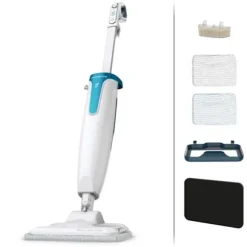 Rowenta Dampf Kraft Ångtvätt Rengöring utan kemikalier eller detergent RY6597WH Vit blå