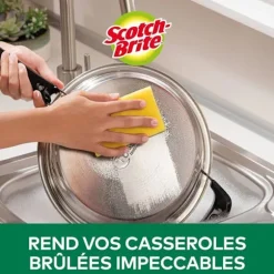 Scotch-Brite Classic Rengöringssvamp för Grovrengöring, 20-pack - Hållbar skrubbsvamp som tar bort fett